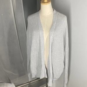 Abound X Nordstrom grey knit open front boyfriend style cardigan size  XL NWT